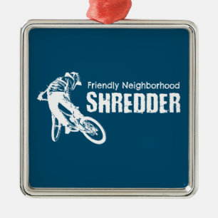 Freundliche Nachbarschaft Shredder Mountain Biking Ornament Aus Metall