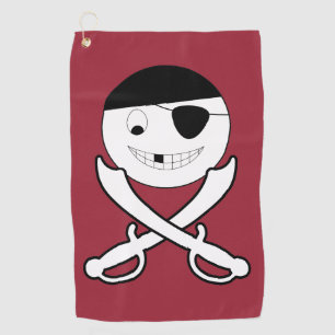 Freundliche Piratenflagge Golfhandtuch