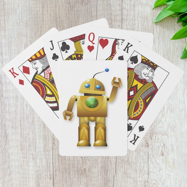 Freundliche Robot Playing Cards Spielkarten (Von Creator hochgeladen)