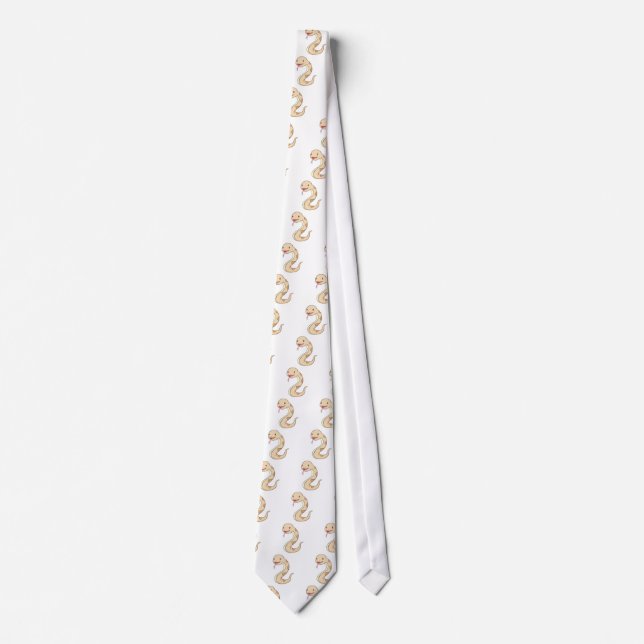 Freundliche Schlange Krawatte (Vorderseite)