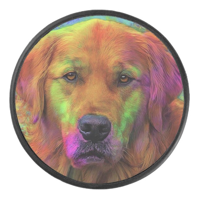 Freundliche Souls Eishockey Puck (Vorderseite)