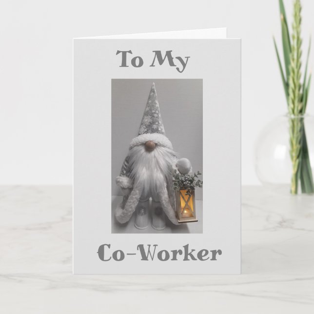 FREUNDLICHE URLAUBSREISE **MEINE MITARBEITER** FER FEIERTAGSKARTE (Vorderseite)