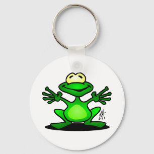 Freundlicher Frosch Schlüsselanhänger