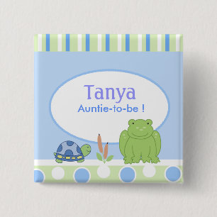 Freundlicher Frosch-u. Button