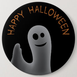 Freundlicher Geist (glückliches Halloween) Button