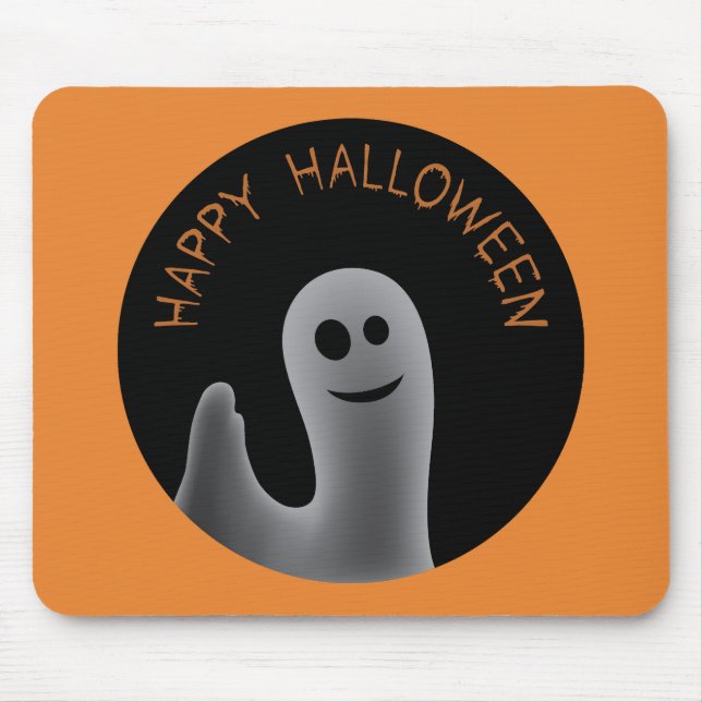 Freundlicher Geist (glückliches Halloween) Mousepad (Vorne)