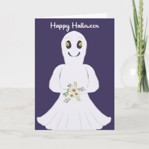 Freundlicher Geist Halloween für Kinder Karte
