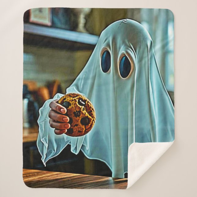 Freundlicher Geist mit Cookie Sherpadecke (Vorderseite)
