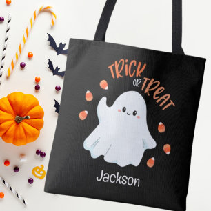 Freundlicher Ghost Halloween Trick oder Treat Tote