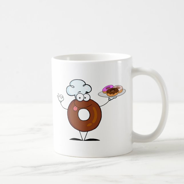 Freundlicher Krapfen-Koch Kaffeetasse (Rechts)