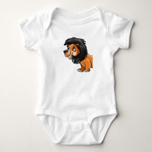 Freundlicher Löwen-Babydress Baby Strampler