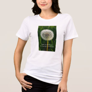 Freundlicher Löwenzahn-Wildblumengarten Inspiratio Tri-Blend Shirt