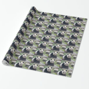 Freundlicher Riesenpanda Geschenkpapier