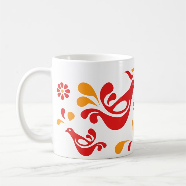 Freundlicher Vogel Tasse (Links)
