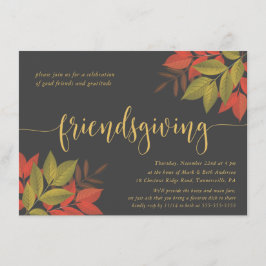 FREUNDLICHES ABENDESSEN | BRIGHT FOLIAGE EINLADUNG