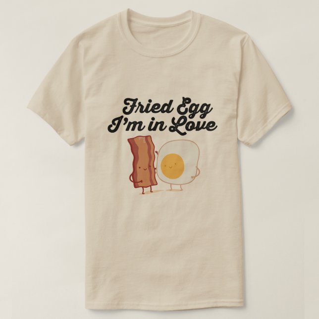 FREUNDLICHES EIER ICH BIN IN LIEBE T-Shirt (Design vorne)