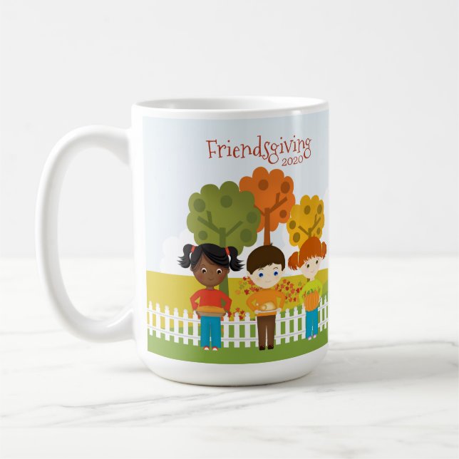 Freundliches Erntedank Tasse (Links)