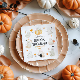 Freundliches Ghosts Spooktacular Kindergeburtstag  Serviette