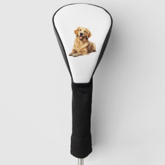Freundliches Golden Retriever Smile - Loyal Dog Po Golf Headcover