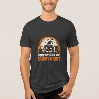 Freundliches Halloween Pumpkin Gewürz und heiße Nä Tri-Blend Shirt