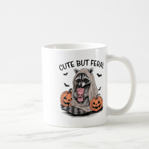 Freundliches Halloween-Raccoon mit Pumpkins Ts - N Kaffeetasse