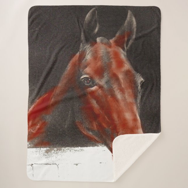 freundliches Pferd Sherpadecke (Vorderseite)