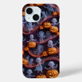 Freundliches Pumpkin Ghost Halloween iPhone / iPad Case-Mate iPhone Hülle