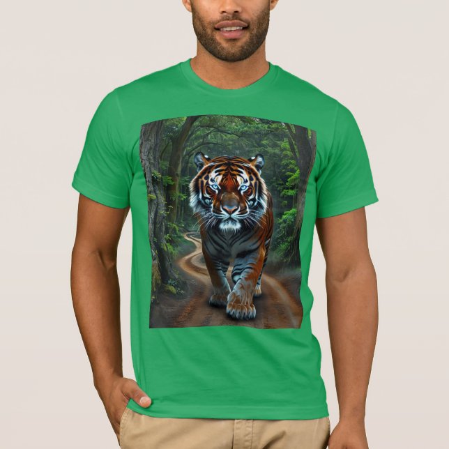 Freundliches Viertel Tiger T-Shirt (Vorderseite)