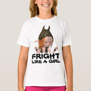 FREUNDLICHES WIE EIN MÄDCHEN, Funny Elf Girls T -  T-Shirt