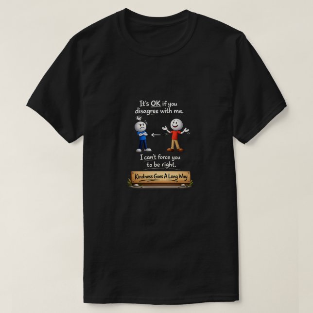 Freundlichkeit (1b) T-Shirt (Design vorne)