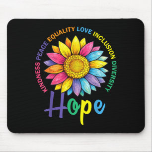 Freundlichkeit Frieden Gleichheit Liebe Hoffnung V Mousepad