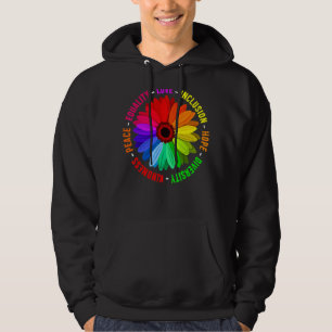 Freundlichkeit Frieden Gleichheit Liebe Inklusion Hoodie