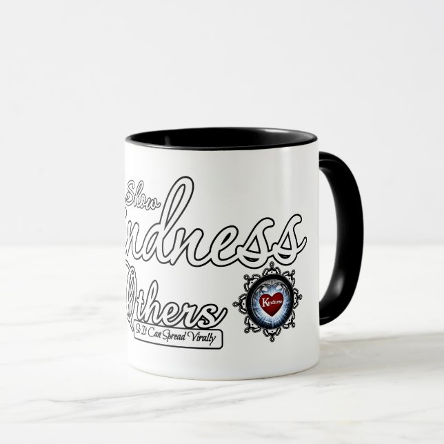 Freundlichkeit für andere zeigen tasse (VorderseiteRechts)