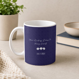 Freundlichkeit hallt in jungen Herzen wider - Pfle Kaffeetasse