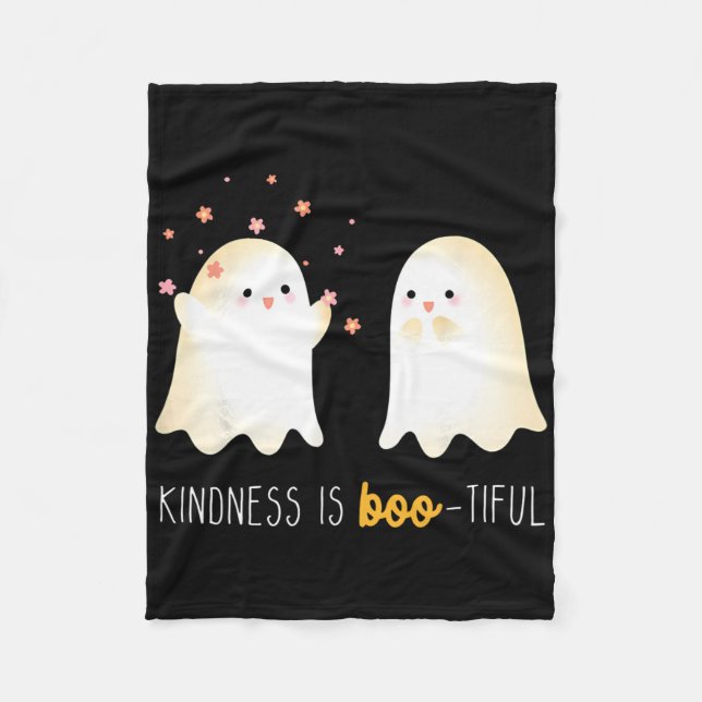 Freundlichkeit ist boo tiful Lehrer Niedlich Ghost Fleecedecke (Vorderseite)