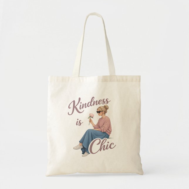 Freundlichkeit ist Chic Mädchen-Tasche Tragetasche (Vorne)
