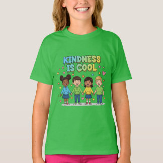 Freundlichkeit ist cool – Positives Freundschaftsd T-Shirt