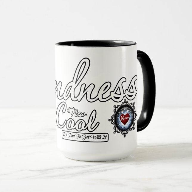 Freundlichkeit ist das neue Coole Tasse (VorderseiteRechts)