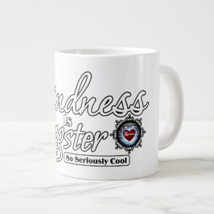 Freundlichkeit ist Gangster Jumbo-Tasse