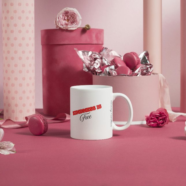 Freundlichkeit ist kostenlos kaffeetasse (Von Creator hochgeladen)