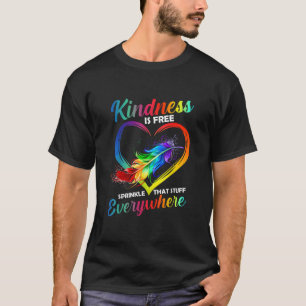 Freundlichkeit ist kostenlos Verteile dieses Zeug  T-Shirt