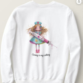 Freundlichkeit ist meine Berufung – Krankenschwest Sweatshirt
