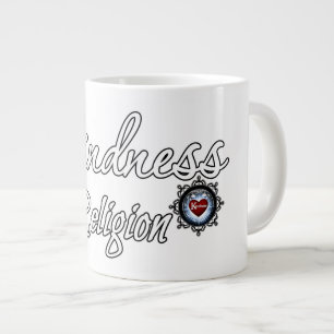 Freundlichkeit ist meine Religion Jumbo-Tasse
