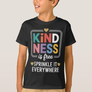 Freundlichkeit ist überall Motivierend verbreitet T-Shirt