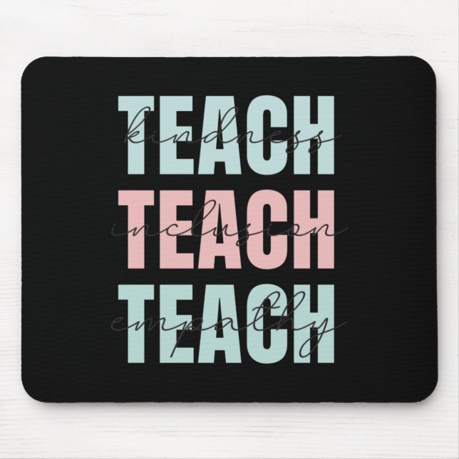 Freundlichkeit lehren mousepad (Vorne)