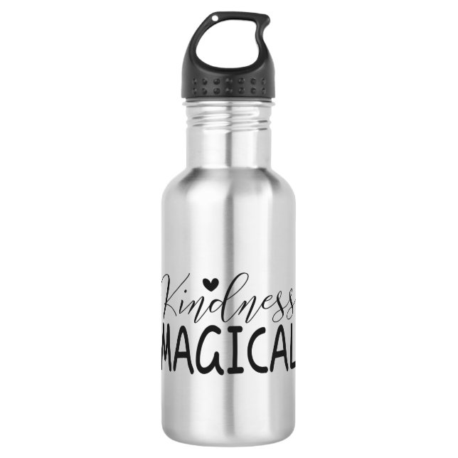 Freundlichkeit magisch edelstahlflasche (Vorderseite)
