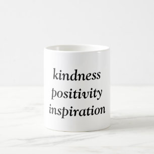 Freundlichkeit Positivität Inspiration Kaffeetasse