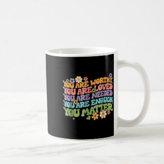 Freundlichkeit sei nett groovy psychische Gesundhe Kaffeetasse