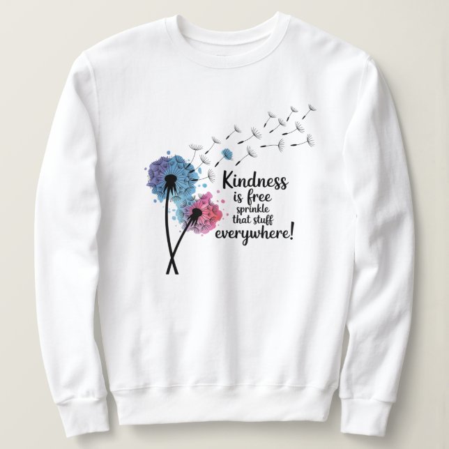 Freundlichkeit Sweatshirt (Design vorne)
