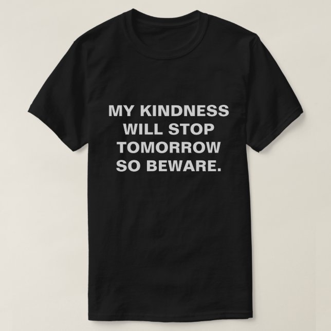 Freundlichkeit T - Shirt (Design vorne)